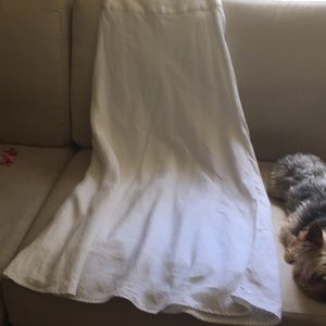 white linen skirt, OP Banana Republic